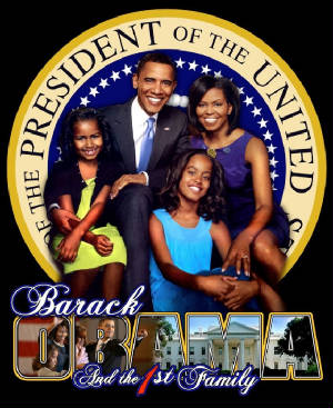 Presidet-Elect Barack Obama & Family